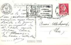 CPM Vue aerienne du Monte Ste Odile (B du Rh)(alt 763 m)