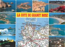 CPM La Cote de Granit Rose (Cotes d'Armor) ses circuits toutistques