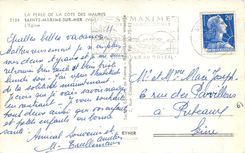 CPM La Perle de la Cote des Maures Sainte Maxime sur mer (Var) L'Eglise