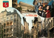 CPM Lyon Palais de Justice Gnafrom et la Toinon Hotel Paterin