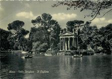 CPM Roma Villa Borghese le Petit Lac