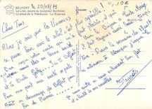 CPM Belfort (Terr de Belfort) Le Lion oeuvre du Scuplpteur Bartholdi la Place de la Resistance La Ro