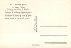 CPM Belleme (Orne) Le Vieux Porche (Chateau de Robert le Diable)