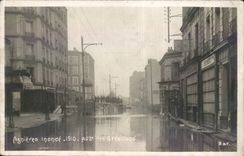 Asnieres CPA 1910 Innondations Which occurred of Gresillons