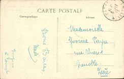 Paris CPA Church Saint Germain of Close Abbey