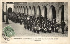 Paris CPA Institution 92 rue de Vaugirard Saint Nicolas the 14th harmony Music