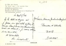 CPM La Cote des Maures Varoise Bormes les Mimosas (Var) Le Fort de Bregancon Residence d'ete du Pres