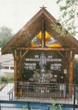 CPM Bourbonne les Bains (Haute Marne) La Vierge des eaux Priere a la Tres sainte Vierge dans sa peti