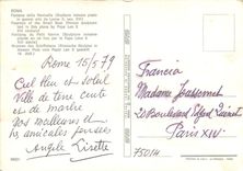 CPM Roma Fontaine du Petit Navire (Scupture romaine placee en ce lieu par le Pape Leon X XVI s