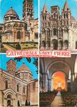 CPM Angouleme (Charente) La Cathedrale St Pierre XIIe s interieur et exterieur