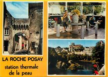CPM La Roche Posay (Vienne) Station thermale de la peau la porte de ville