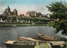 CPM Saint Aignan l'Eglise le chateau et le Quais