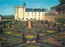 CPM Chateau de Villandry Indre et Loire Les jardins a la francaise 