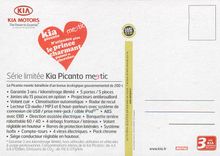 CPM Serie limitee Kia Picanto meetic Automobile
