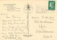 CPM L'Auvergne Cerale Folklorique Les Enfants de l'Auvergne Clermont Ferrand Folklore