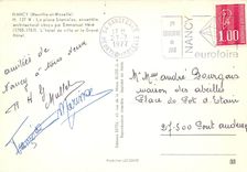 CPM Nancy Meurthe et Moselle La place Stanislas ensemble architectural concu par Emmanuel Here 