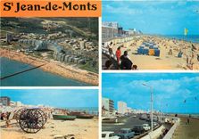 CPM Saint Jean de Monts Les plages 
