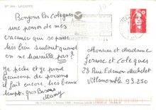 CPM Y'a comme un besoin de vacances qui flotte en moi Gaston Lagaffe Franquin