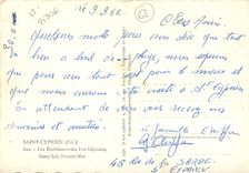 CPM Saint Cyprien Les Etablissements Les Glycines Mary Sol Nostra Mar