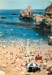 CPM Biarritz Le Port Vieux et la Rocher de la Vierge 