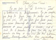CPM Biarritz Pyrenees Atlantiques Villa Belza 