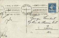 Vichy-Bassin dans les Nouveaux Parcs-CPA Hotel du Portugal