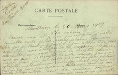 Montlucon- Hotel de Ville et rue des Marchands-CPA