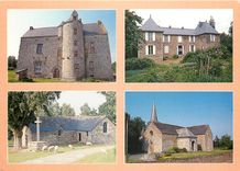 CPM Chateau de la Touche Brandineuf Chateau du Pontgamp Chapelle St Barthelemy Eglise du Vieux Bourg