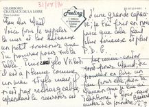 CPM Chambord Chateaux de la Loire 