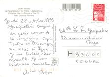 CPM Lyon Rhone La Place Bellecour Le Rhone L'Eglise d'Ainay 