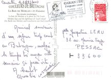 CPM La Baie de Morlaix Finistere Ses circuits touristiques Le baie de Morlaix et la phare de l'ile L