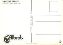 CPM Lampes d'Albret Paon Ref 