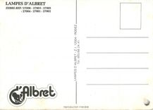 CPM Lampes d'Albret Zebre Ref 