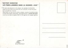 CPM Une journee de shopping a Londres Eurostar Police