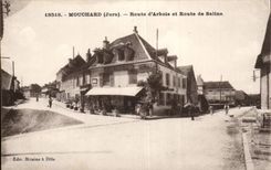 Informer the Jura Road of Alpine laburnum and Road the Saline ones - CPA