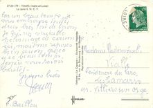 CPM Tours (Indre et Loire) La gare S N C F