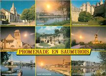 CPM Promenade en Saumurois Saumur 