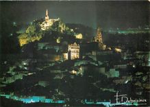 CPM Le Puy (Haute Loire) La cathedrale et N D de France sur le rocher Corneille la priere sembalit a