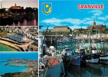 CPM L'Hiver dans les Alpes Symphonie hivernale Granville (Manche)