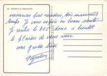 CPM L'Hiver dans les Alpes Symphonie hivernale Granville (Manche)