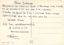 CPM Enfant Automobile