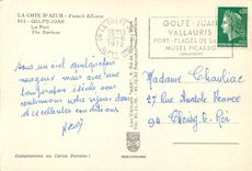 CPM La Cote d'Azur Golfe Juan Le Port