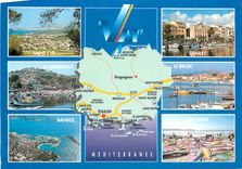 CPM Au soleil de la Cote d'Azur Promenade sur la Cote Varoise