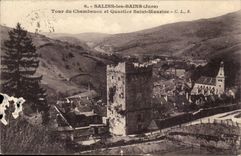 The Jura Picturesque-Saline-the-Bath-Turn of Chambenor and Quartier Saint-Maurice-CPA