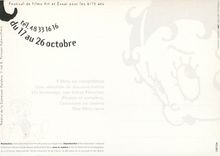 CPA Pour Eveiller les regards Festival de Fims du 7 au oct aubervilliers