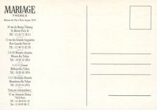 CPA Mariage Freres Maison de The a Paris Depuis 1854