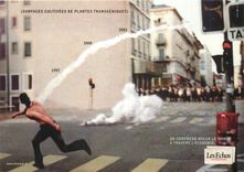 CPA Surfaces cultivees de plantes Transgeniques Les Echos