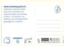 CPA 2004 le tr@m est deja en ligne Tramway.paris.fr