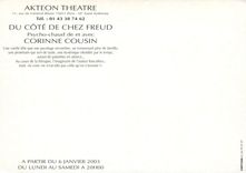 CPA Du Cote de chez Freud Aktean Theatre