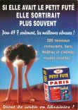 CPA Si Elle avait le petit fute elle sortirait plus souvent Petit Fute Paris Autruche